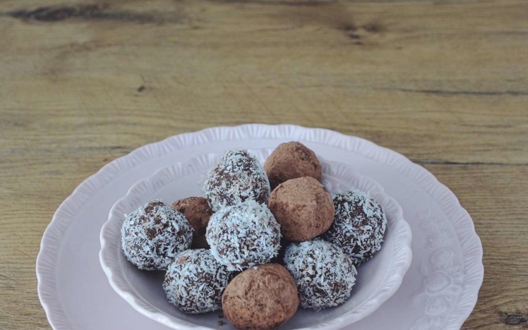 Bombones de choco y coco